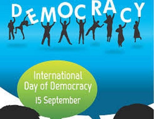 International Day Of Democracy, September 15