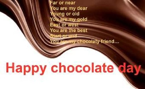 Chocolate Day Wishes Sms