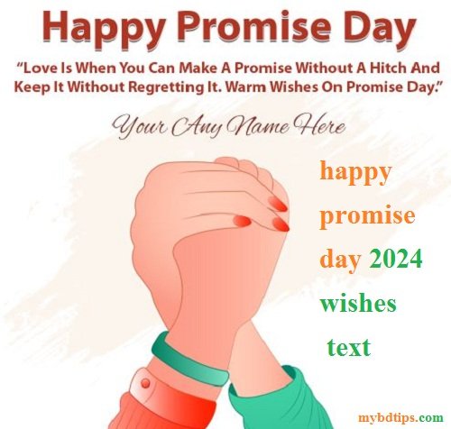 happy promise day 2024 wishes text