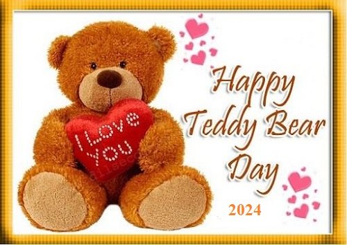 happy teddy bear day 2024 wishes pic
